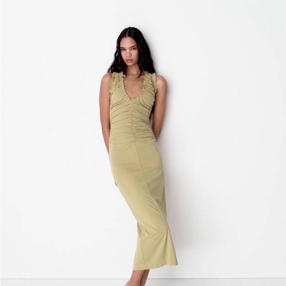 Zara sold out midi dress